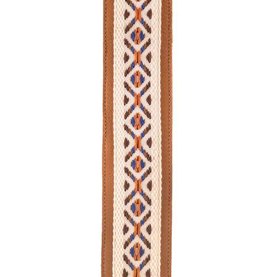 D'Addario 25WH00-DX 2.5 Whyb Leather Guitar Strap - Desert
