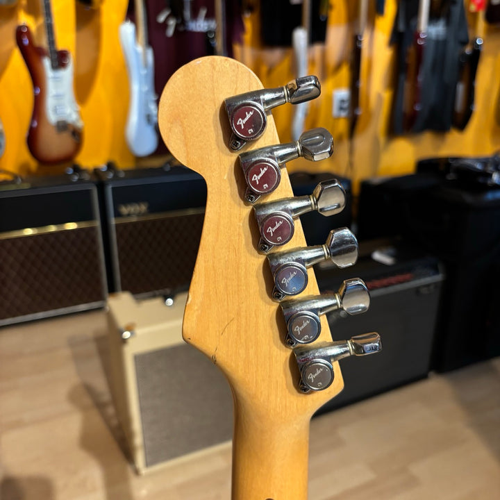 Squier - E Series Standard Strat w/Vintage Fender HD Case (MIJ - Black / Maple - 1986) - USED