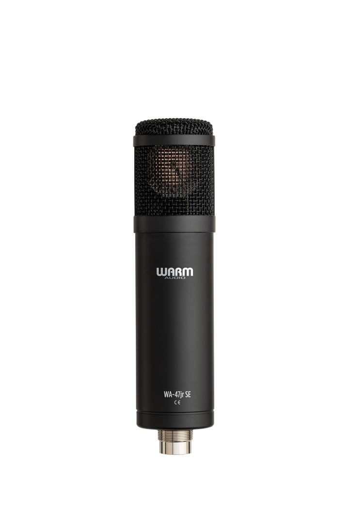 Warm Audio WA47JR-SE-BLK Studio Essential Cardioid 47 style condenser Mic - Black