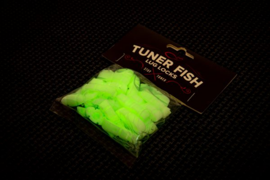 TFGTD24- Tuner Fish Lug Locks- Glow in the Dark 24 Pack