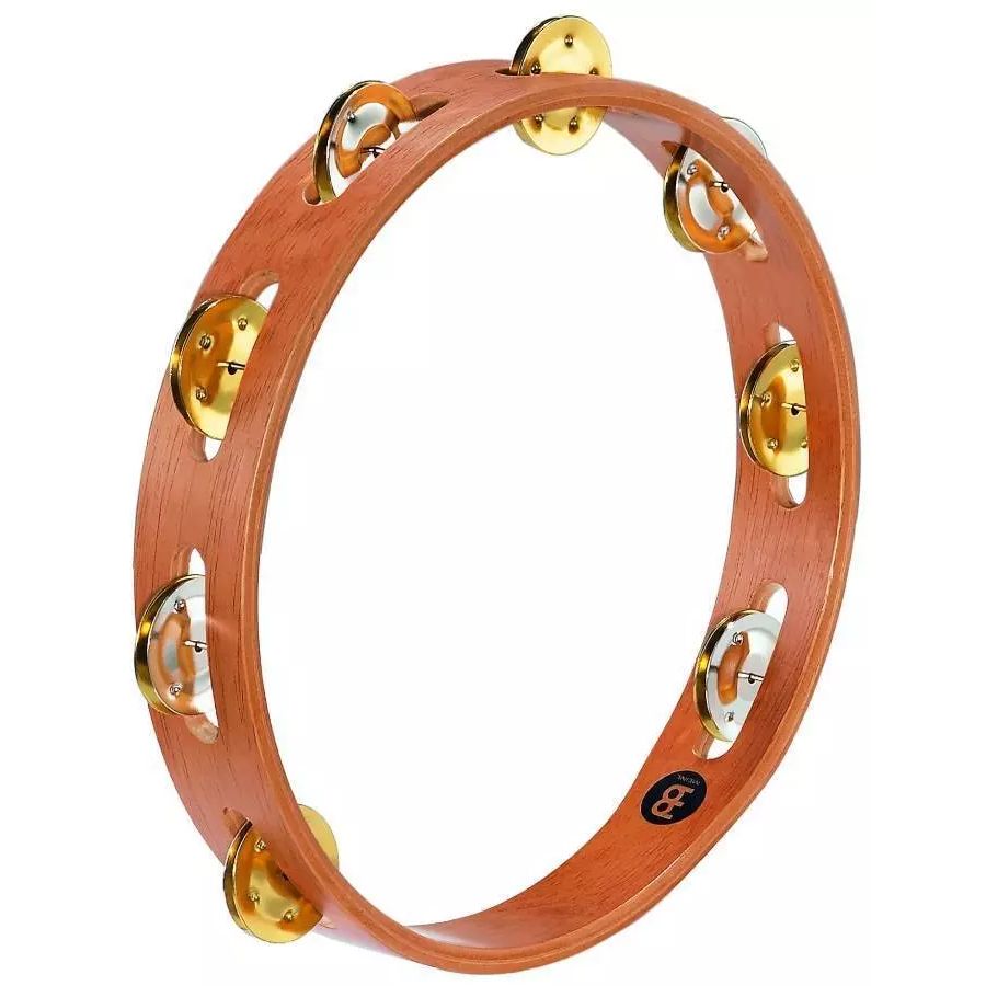 Meinl Recording Combo Wood Tambourine - Dual-Alloy Jingles