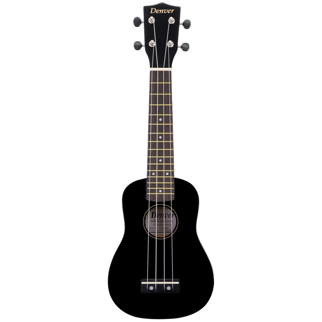 Denver DUKE-BLK Soprano Ukulele - Black