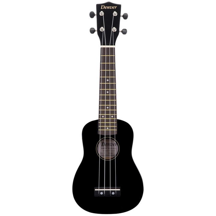 Denver DUKE-BLK Soprano Ukulele - Black