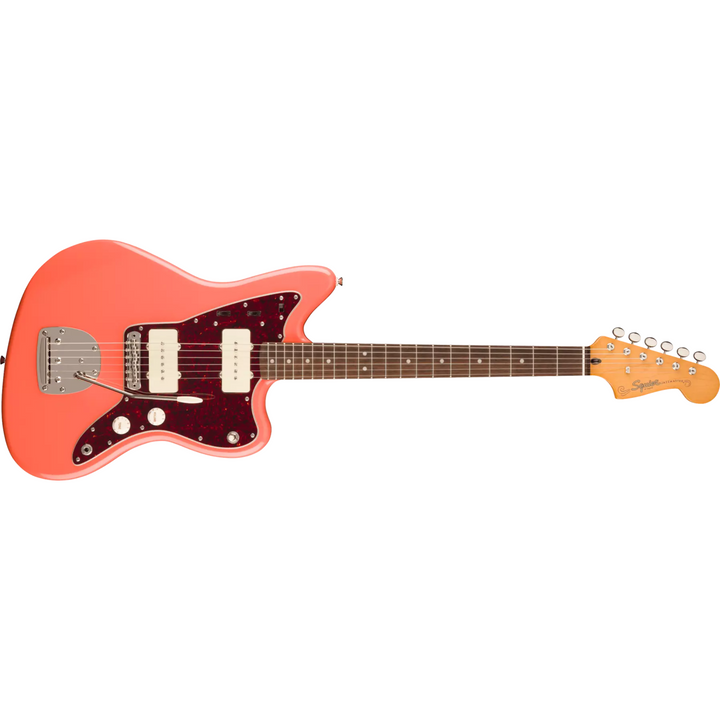 Squier Classic Vibe '60s Jazzmaster, Laurel Fingerboard,  Tortoishell Pickguard (Tahitian Coral)
