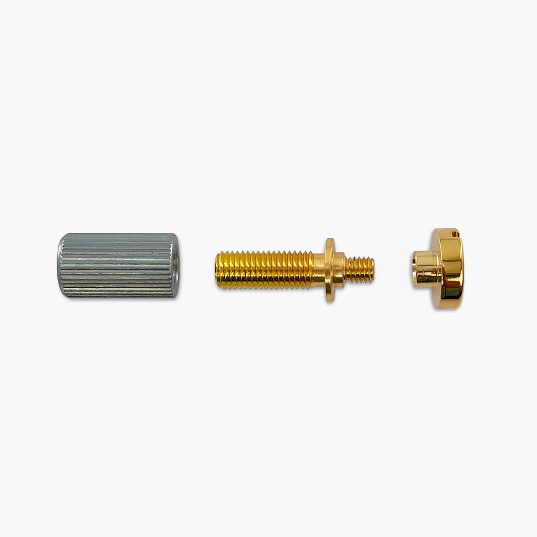 Allparts GB-3346-M02 Advanced Plating Locking Studs & Anchors - Metric, Gold