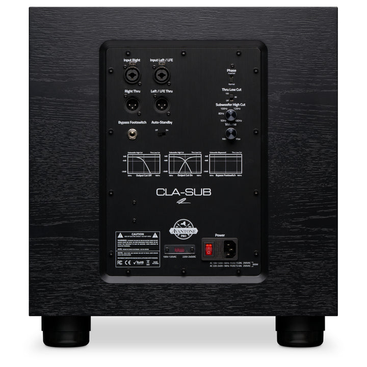 Avantone Pro CLA-SUB 300W Dual Magnet 10'' Studio Subwoofer with Front & Down firing mode