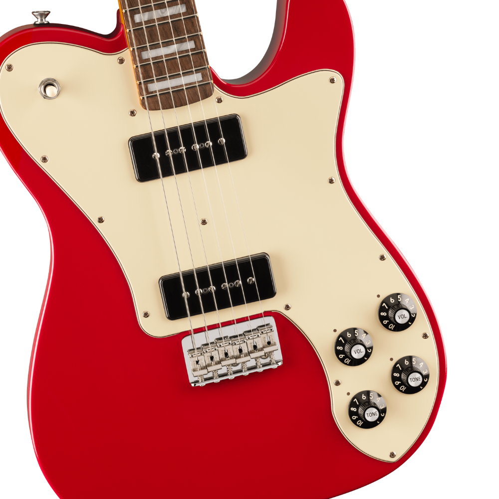 Fender USA Chris Shiflett Cleaver Telecaster Deluxe, Rosewood Fingerboard (Dakota Red) Electric Guitar