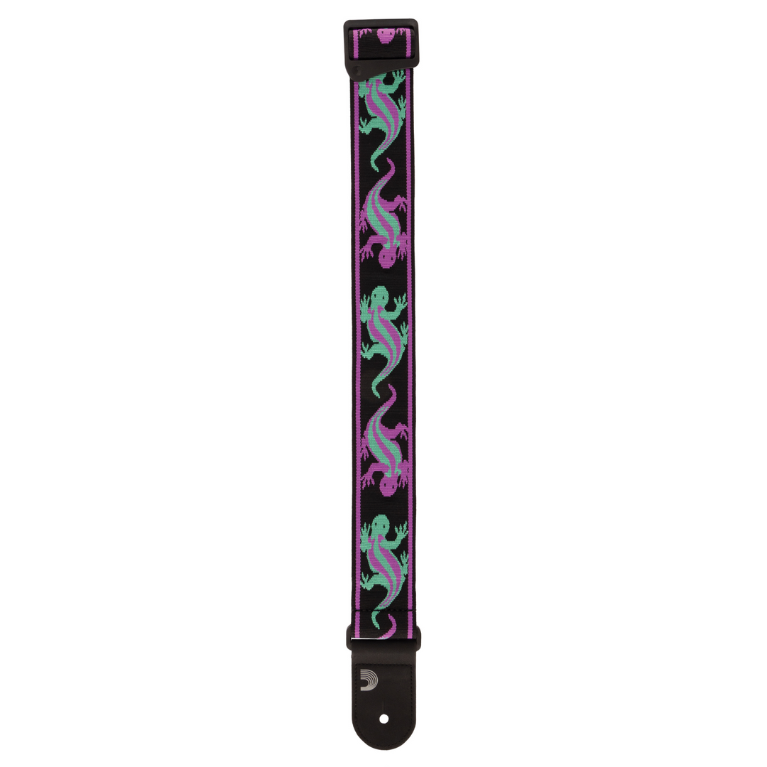 D'Addario 50PW01 Vintage D'Addario Lizards - Green / Purple