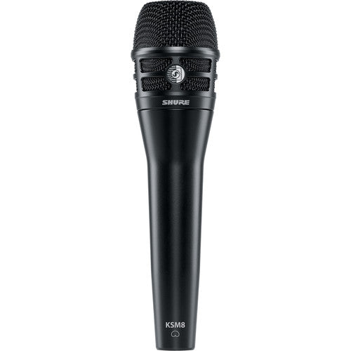 Shure KSM8 Dualdyne Cardioid Dynamic Vocal Microphone for Studio Recording Black