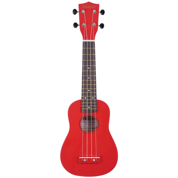 Denver DUKE-RED Soprano Ukulele - Red