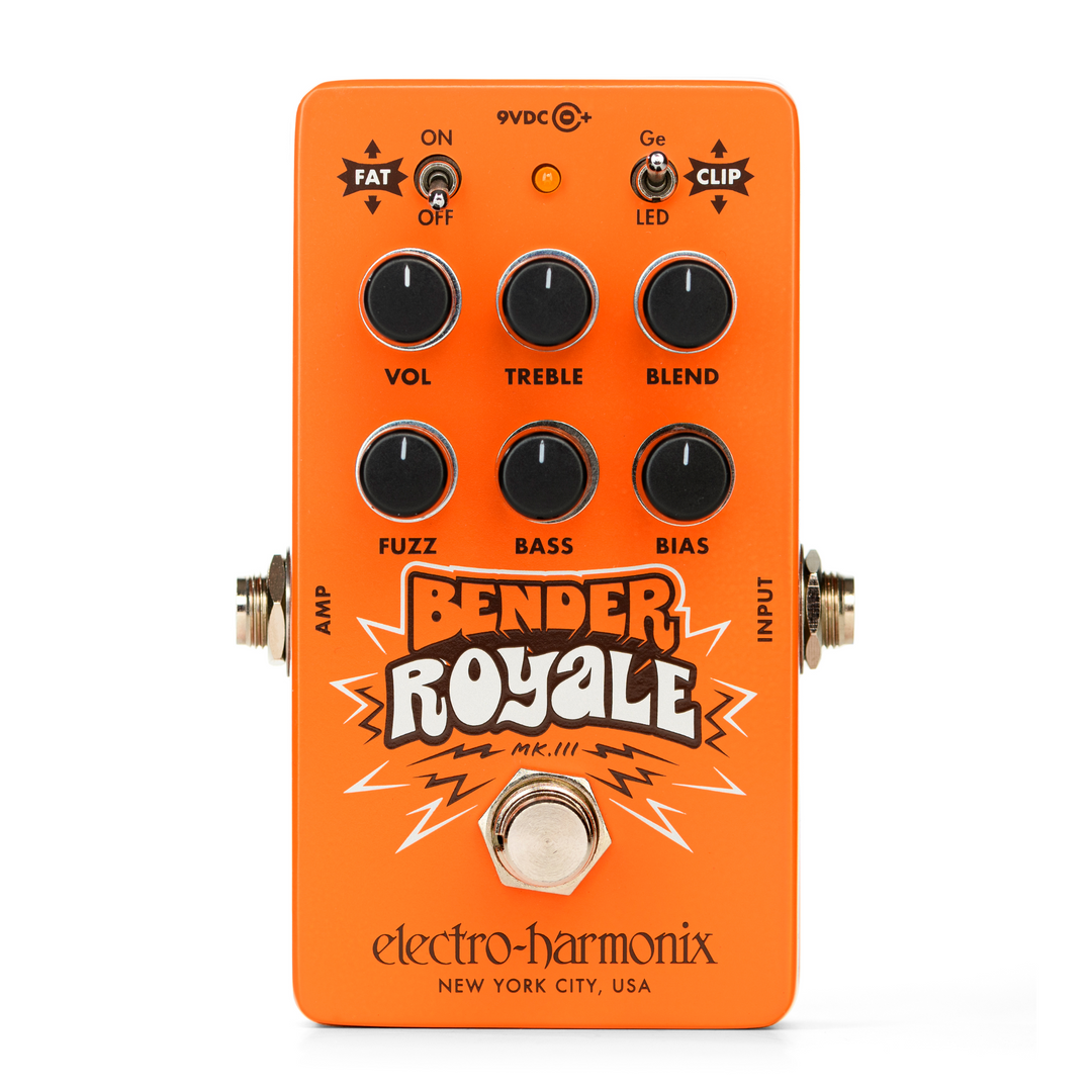 Electro-Harmonix BENDER ROYALE Germanium Fuzz, Orange