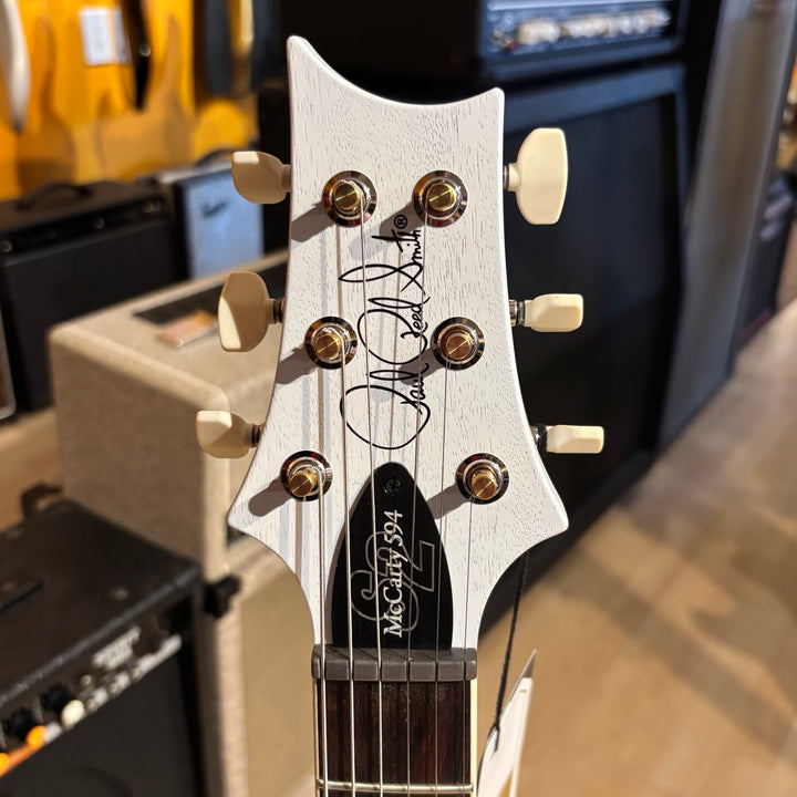PRS S2 - McCarty 594 Thinline NITRO Satin White  w/ Deluxe PRS Gig Bag - Pearl White