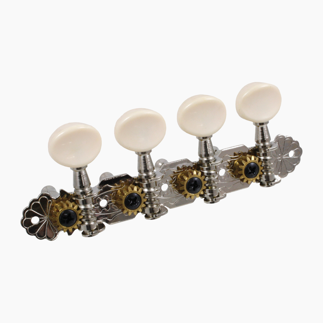 Allparts TK-0370 Complete A-Style 4x4 Mandolin Key Set Nickel
