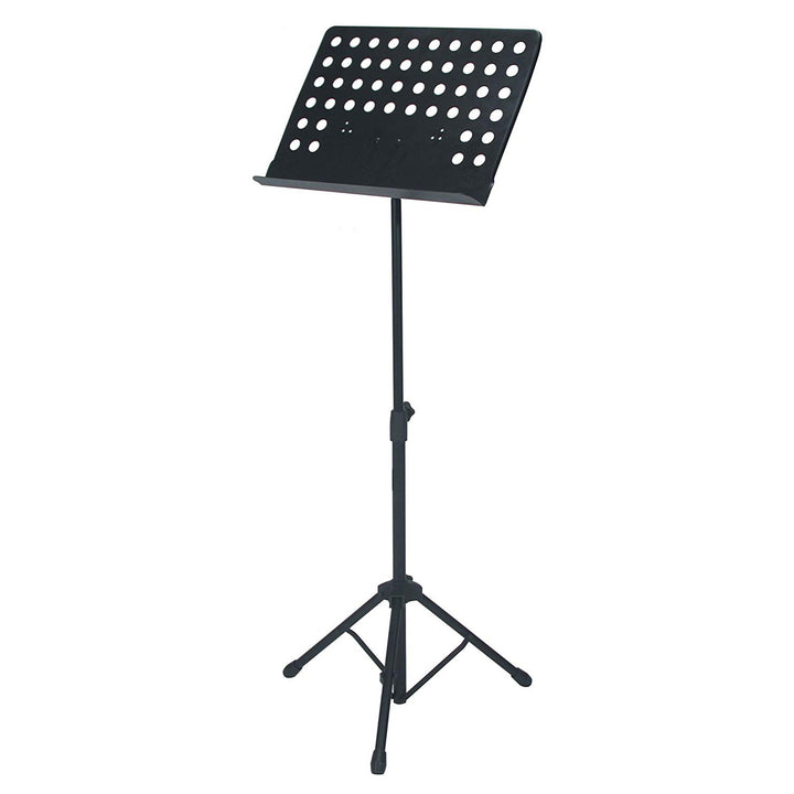 Quiklok MS330 Sheet Music stand with perforated metal desk, bag