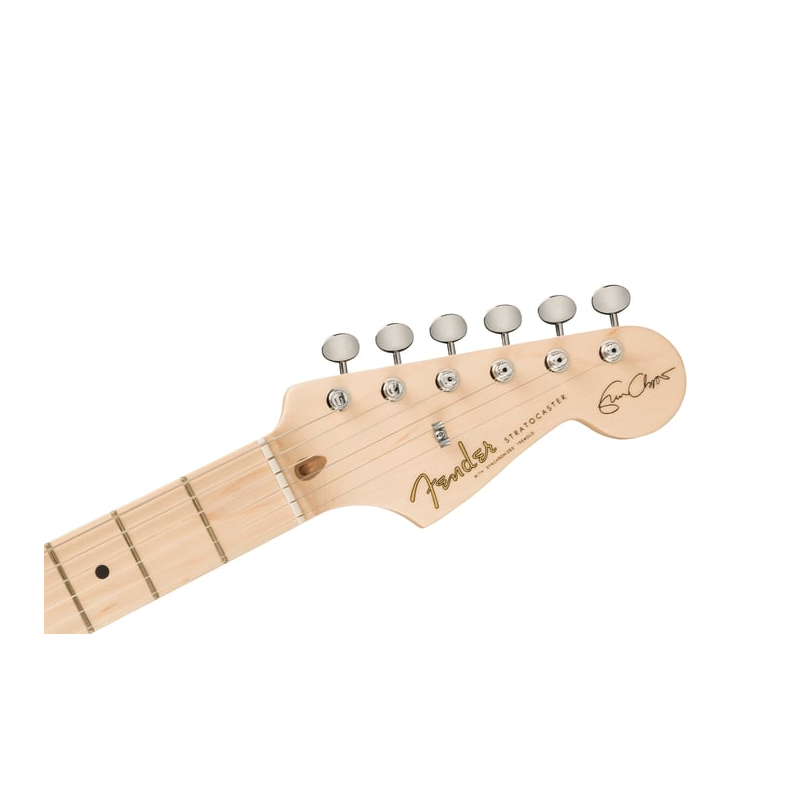 Fender USA Eric Clapton Stratocaster, Maple Fingerboard (Olympic White) Electric Guitar