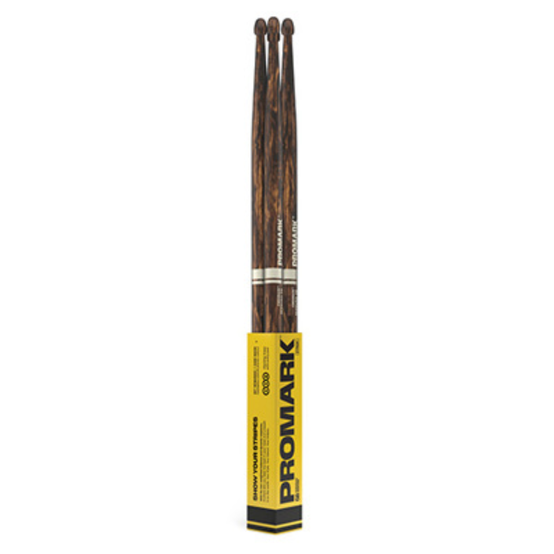 Promark R5BFG-2P Rebound 5B FireGrain Wood Tip Drumsticks 2-Pack