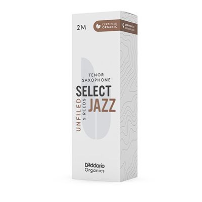 D'Addario Woodwinds ORRS05TSX2M Select Jazz, Tenor Saxophone - Unfiled, 2M, Box Of 5