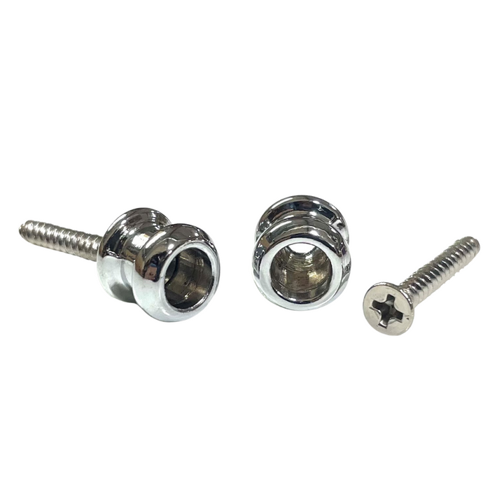 Allparts AP-0682 Economy Strap Buttons Chrome