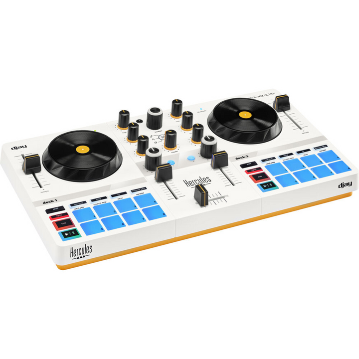 Hercules DJ DJCONTROL-MIX-ULTRA Ultimate Mobile DJ Control for Smartphone & Tablet