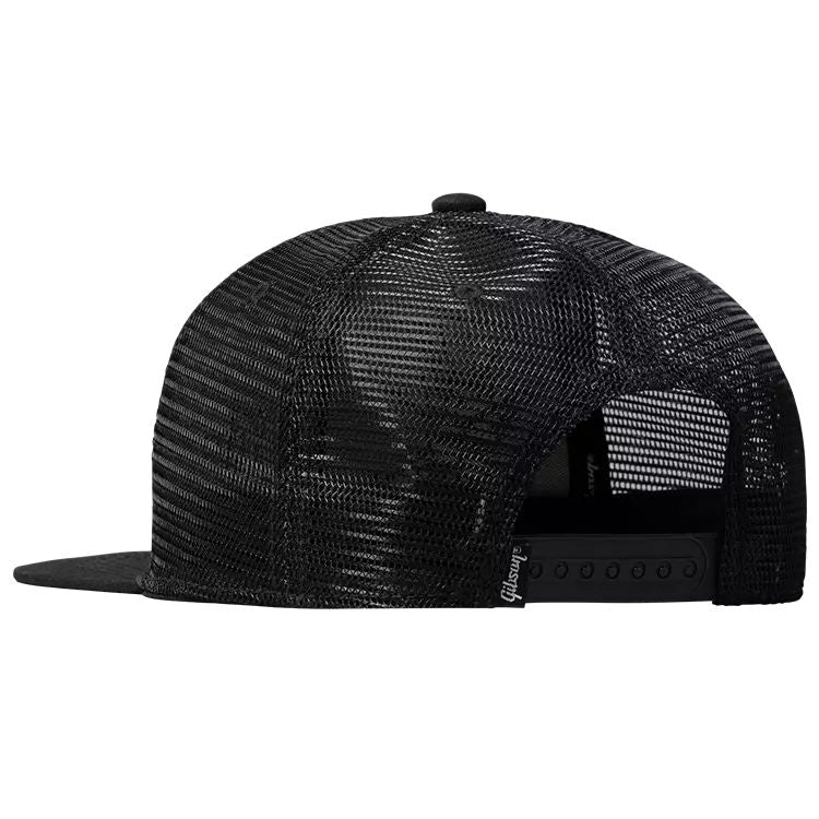 Gibson GHT-SLSHTRHTB Slash 'Skully' Trucker Hat, All-Black