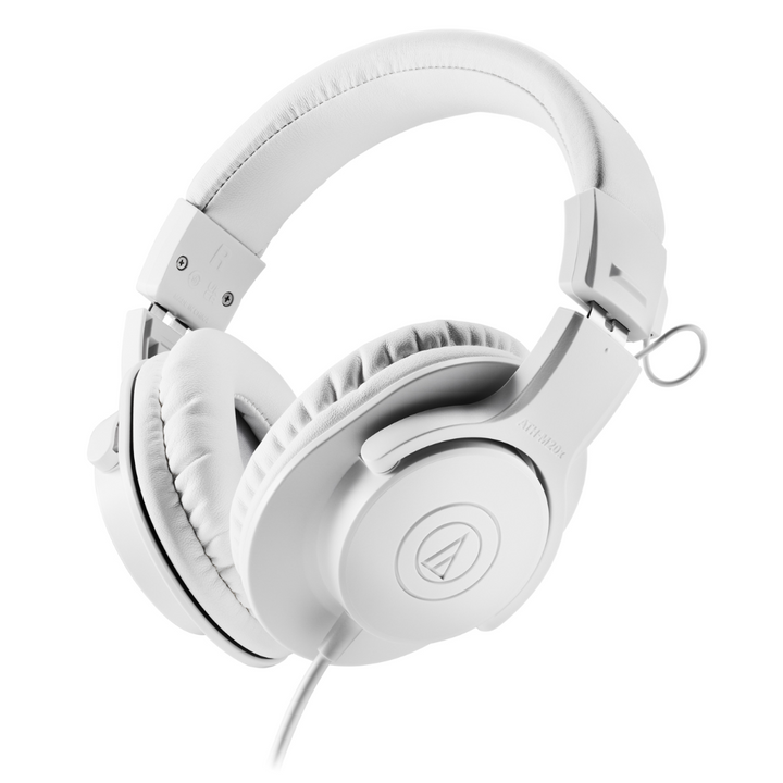 Audio-Technica ATH-M20X Closed Back Studio Headphones - White