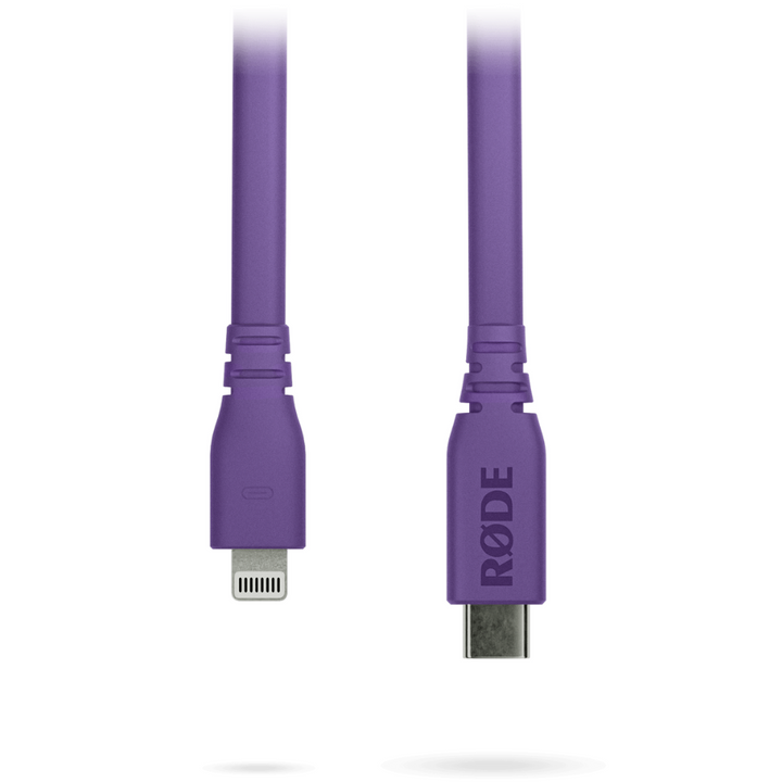 Rode Microphones SC19-PU High-quality, 1.5m-long USB-C to Lightning cable - Purple
