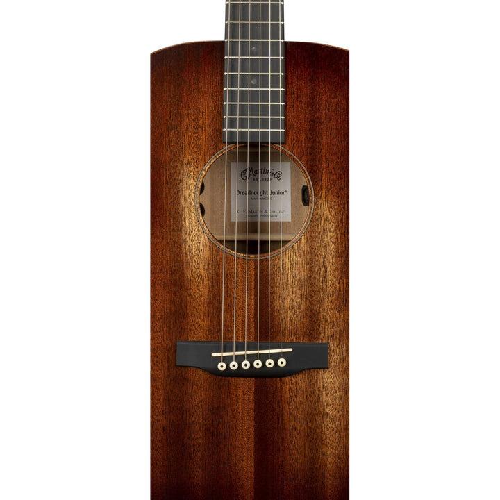Martin 11Y25DJRESTREETMASTERL Dreadnought Junior Acoustic-Electric – D Jr®-EL StreetMaster Satin Sapele/Sapele with Soft Shell Case