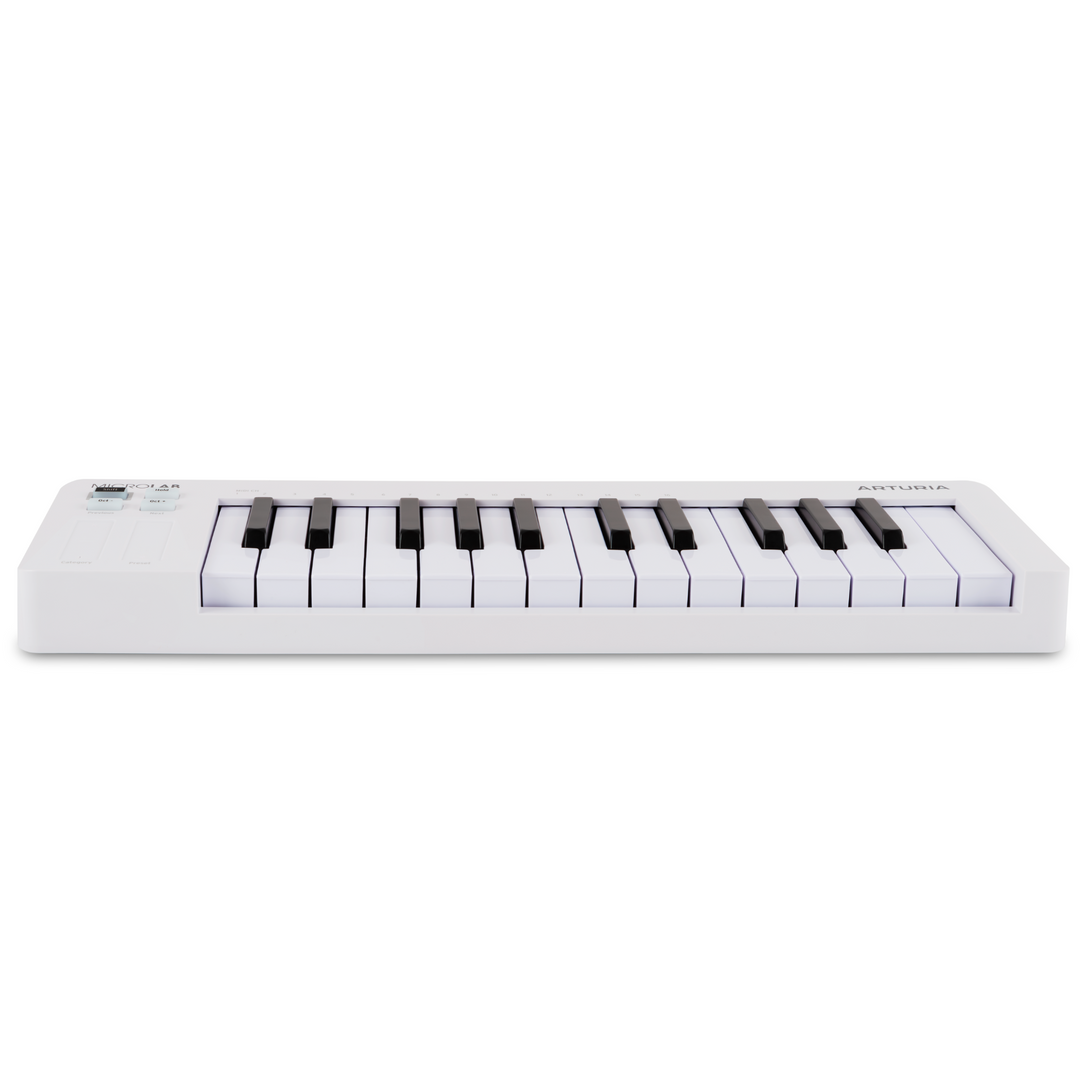 Arturia MICROLABMK3WH MICROLAB MK3 25-Key Microlab MK3  Universal MIDI Controller  - White