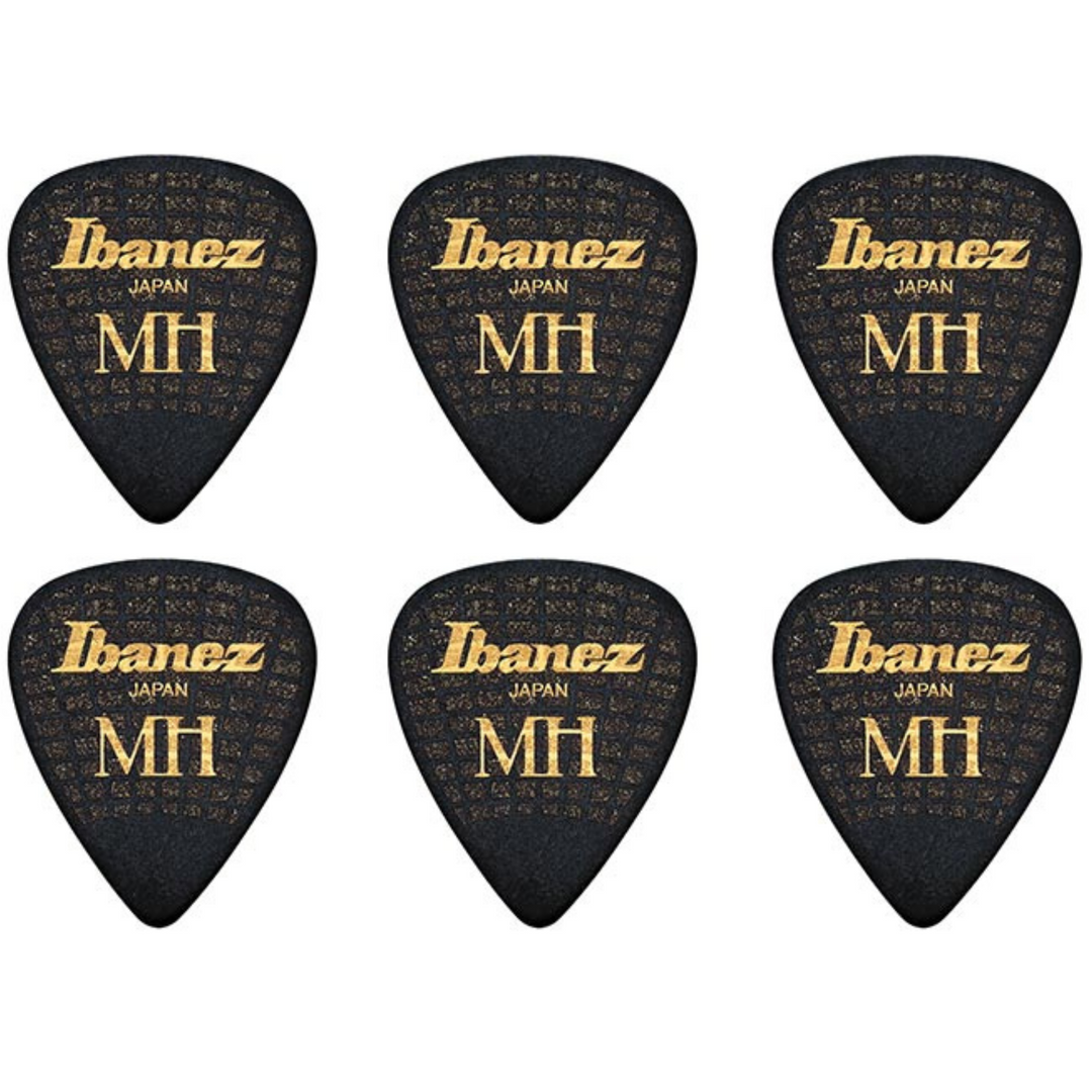 Ibanez P1000MH Mårten Hagström Sand Grip Polyacetal Heavy (1.0mm) - Black x 6pcs