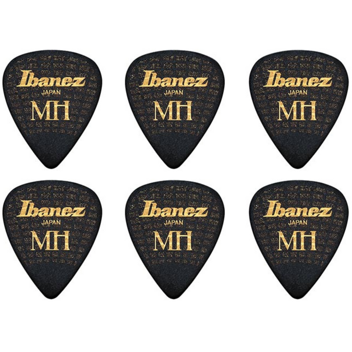 Ibanez P1000MH Mårten Hagström Sand Grip Polyacetal Heavy (1.0mm) - Black x 6pcs