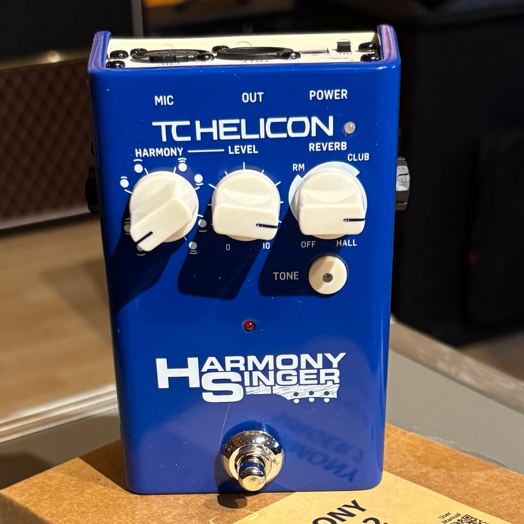 TC Helicon - Harmony Singer II Pedal w/ Box (Blue) - USED