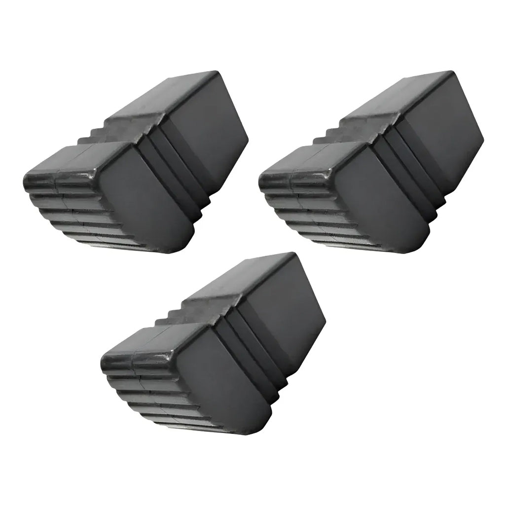 A spare set of three feet for your 800 series pearl hardware.