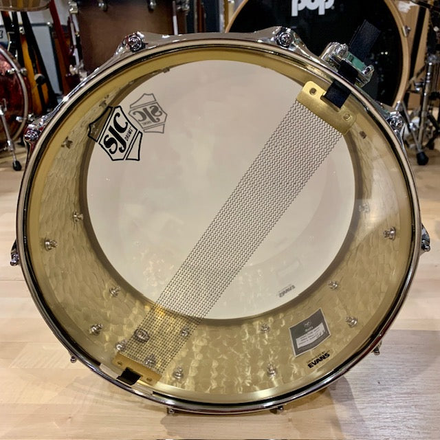 SJC Drums Alpha Brass Metal Snare Drum 6.5x14