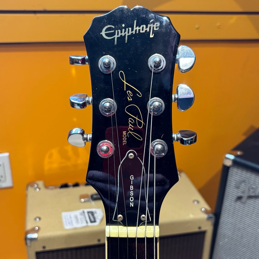 Epiphone - LEFTY Les Paul 60's Standard Cherry Sunburst w/ HD Shell Case (2004) - USED
