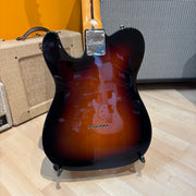 Squier - "Classic Vibe 70's RI Telecaster Thinline" (3T Sunburst) w/ Hard Shell Case - USED