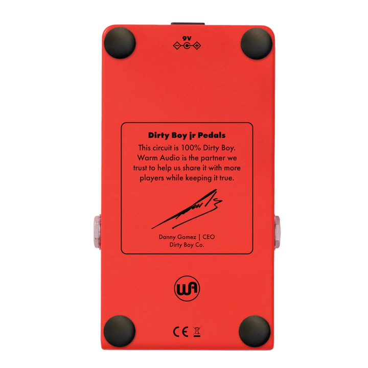 Warm Audio DIRTY BOY JR BOOSTER Limited Edition High-Headroom Clean Boost Pedal