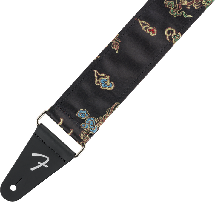 Fender Satin Dragon Strap -  Black
