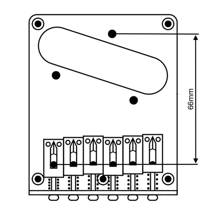 Allparts TB-8501-001 Vegatrem VT2 Teletrem Modern