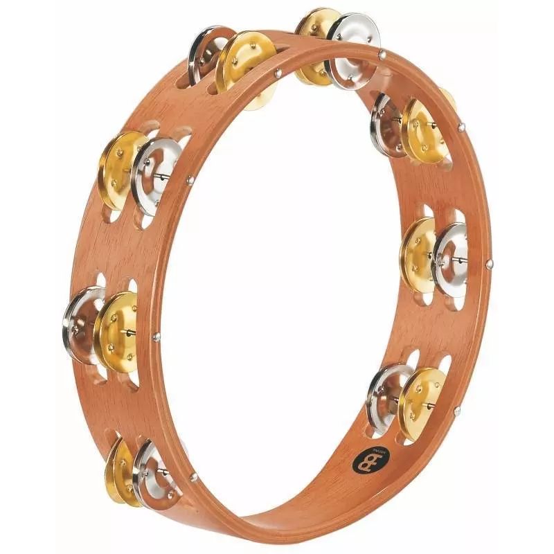 Meinl Recording-Combo Wood Tambourine - Dual-Alloy Jingles