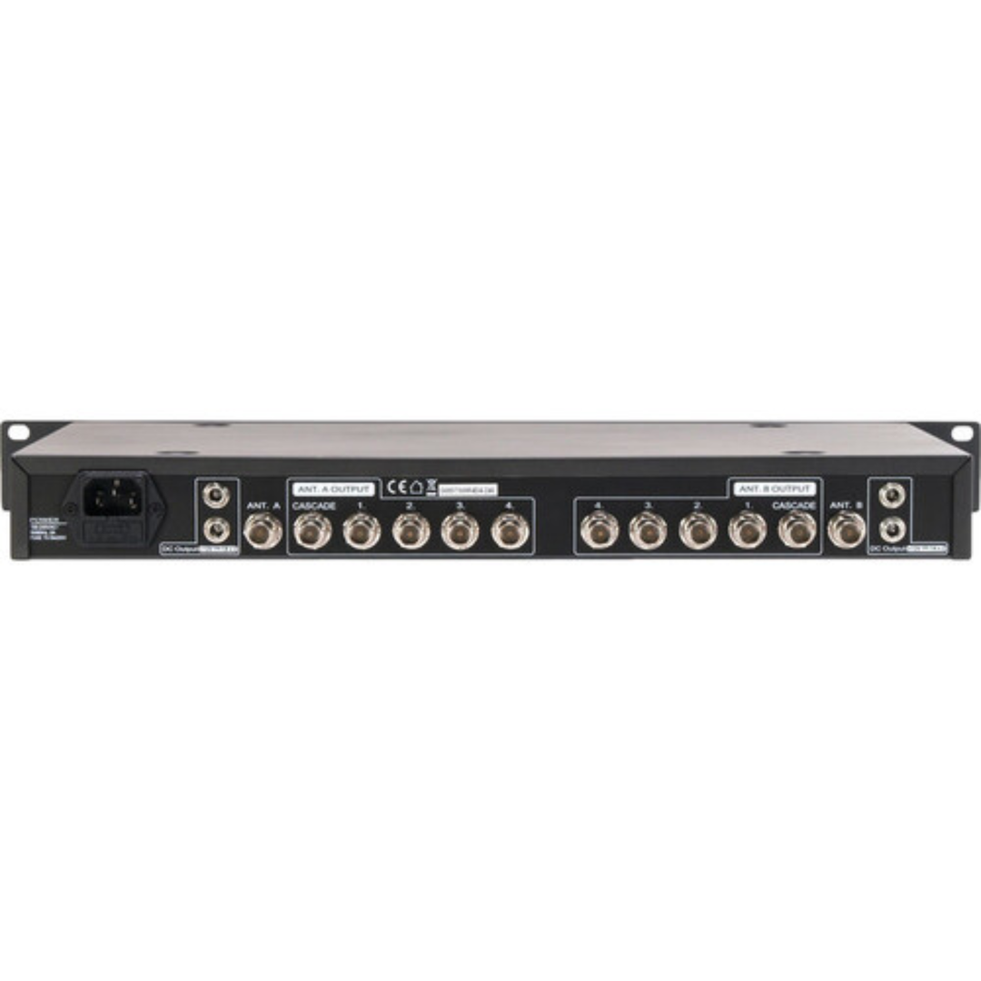 RF Venue DFIN-IPXWDISTRO4 Diversity Fin IPX Antenna & DISTRO4 4-Channel UHF Distribution System Bundle (White, 470 to 928 MHz)