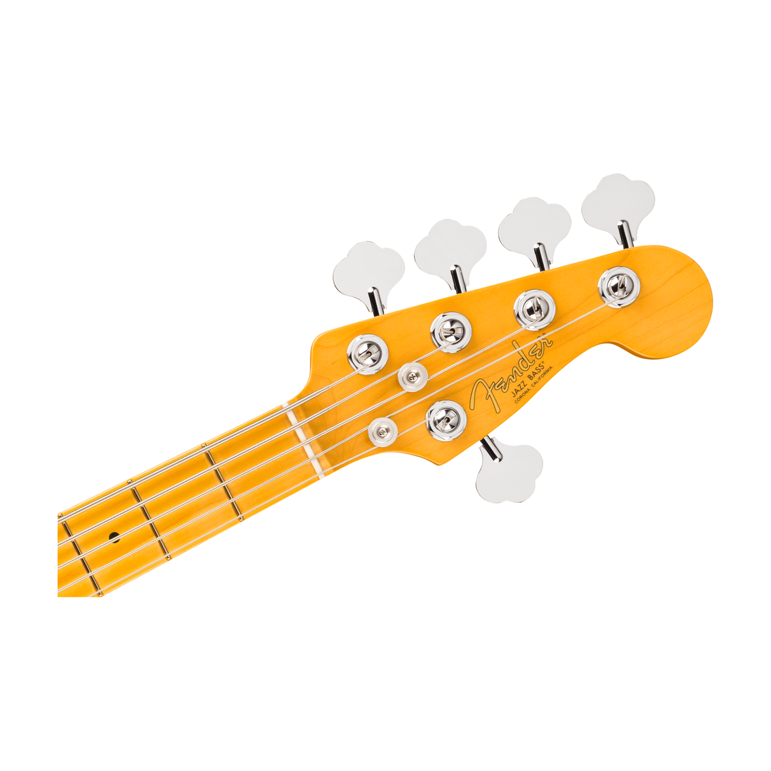 Fender American Professional Jazz Bass V Maple Fingerboard 5-String Electric Bass (Oxblood)
