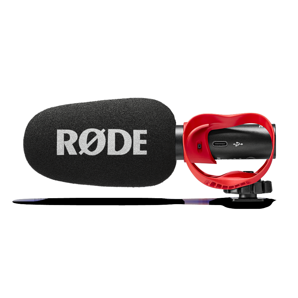Rode Microphones VideoMic GO II Lightweight Directional Microphone  Analogue & Digital output 3.5mm & USB-C w/ Helix mount.