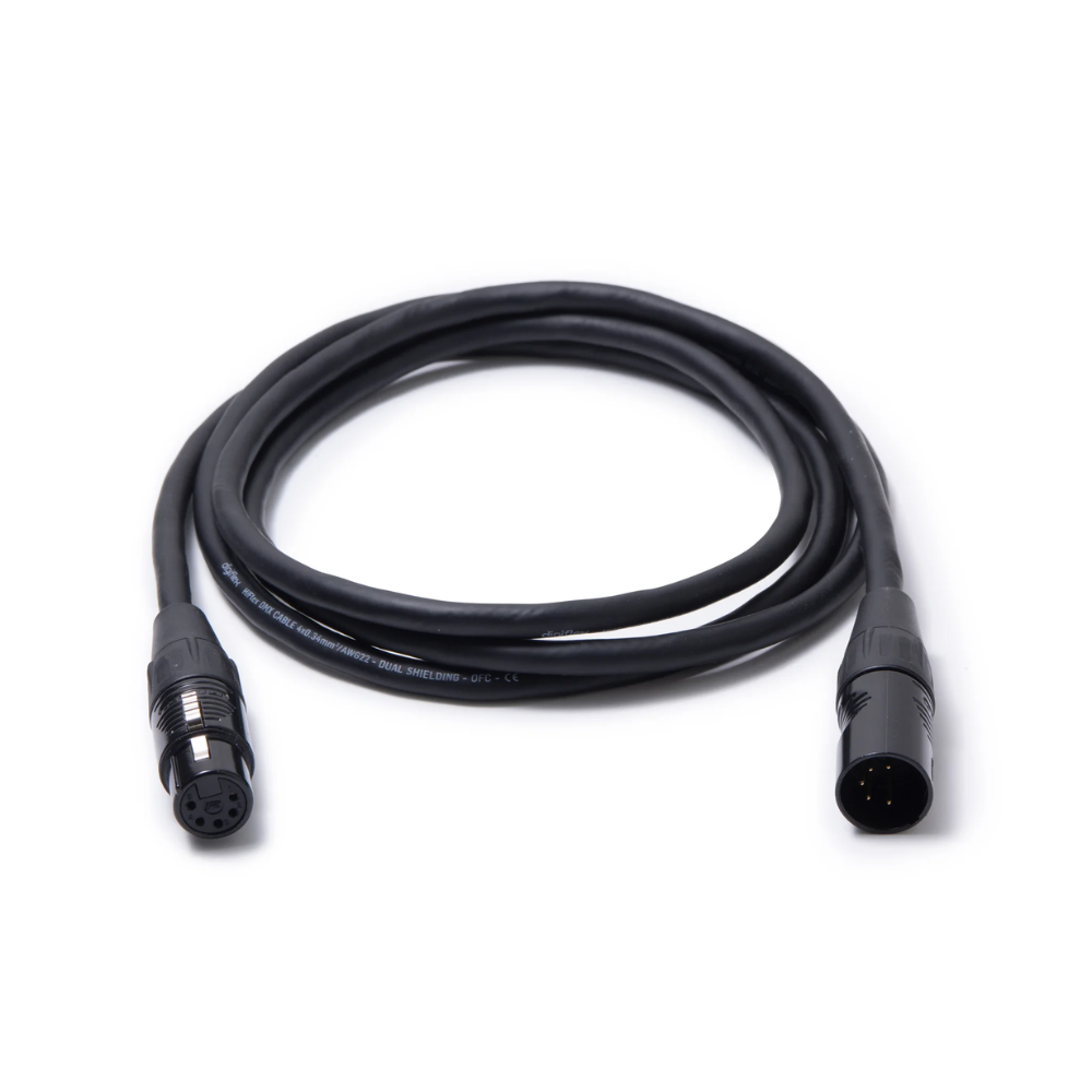 Digiflex HDMX5-3   3' Performance Series HiFlex DMX Cable 5 pin XLRM to XLRF