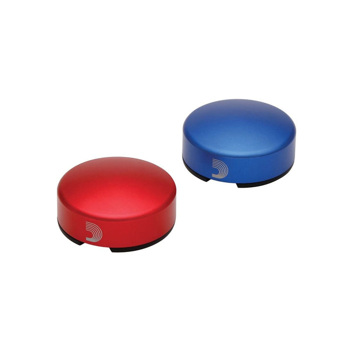 D'Addario XPND Footswitch Topper - Blue and Red (2 Pack)
