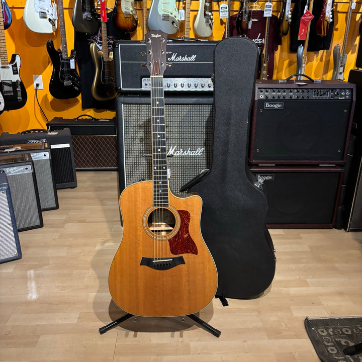 Taylor - 410-CE-L1 Natural  w/ Expression One Pickup & OHSC (2003) - USED