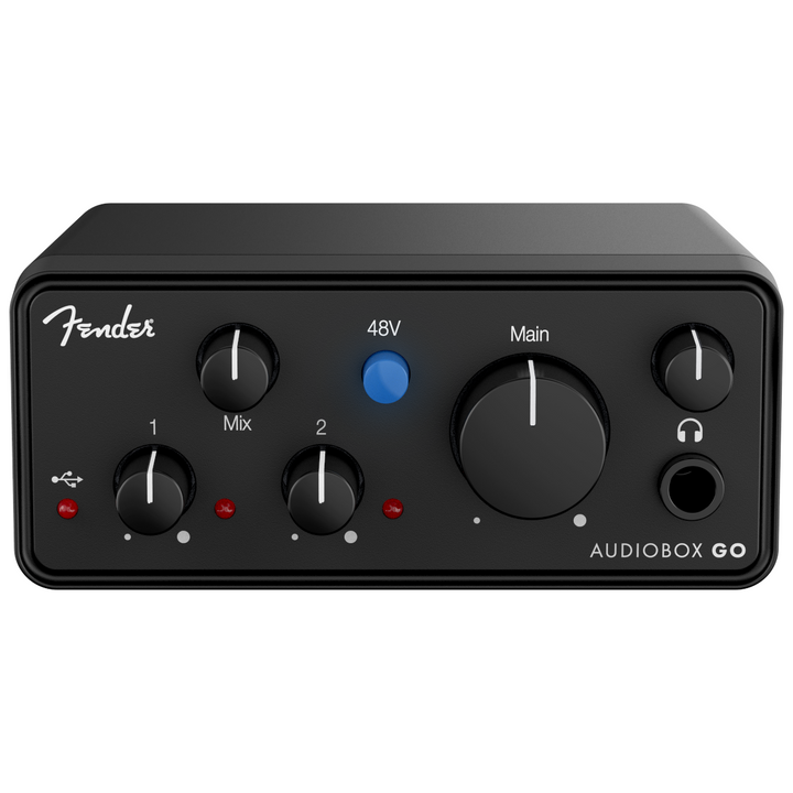 Fender AudioBox Go 2 x 2, 24-bit / 96 kHz USB-C Audio Interface