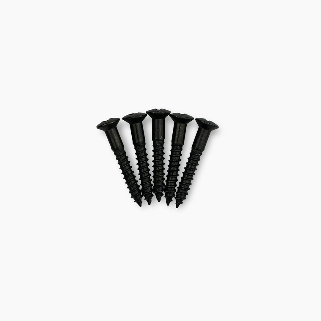 Allparts GS-3364-B03 Bulk Pack Black 1-Inch Bridge Mounting Screws (Qty 50)