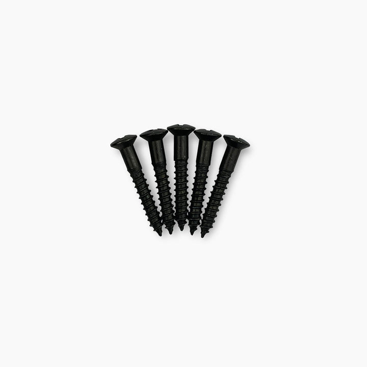 Allparts GS-3364-B03 Bulk Pack Black 1-Inch Bridge Mounting Screws (Qty 50)