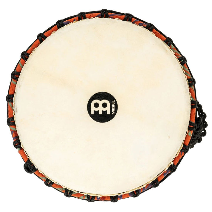 Meinl Roped Tuned 10'' Synthetic Djembe, Goat Skin Head - Pharaoh's Script