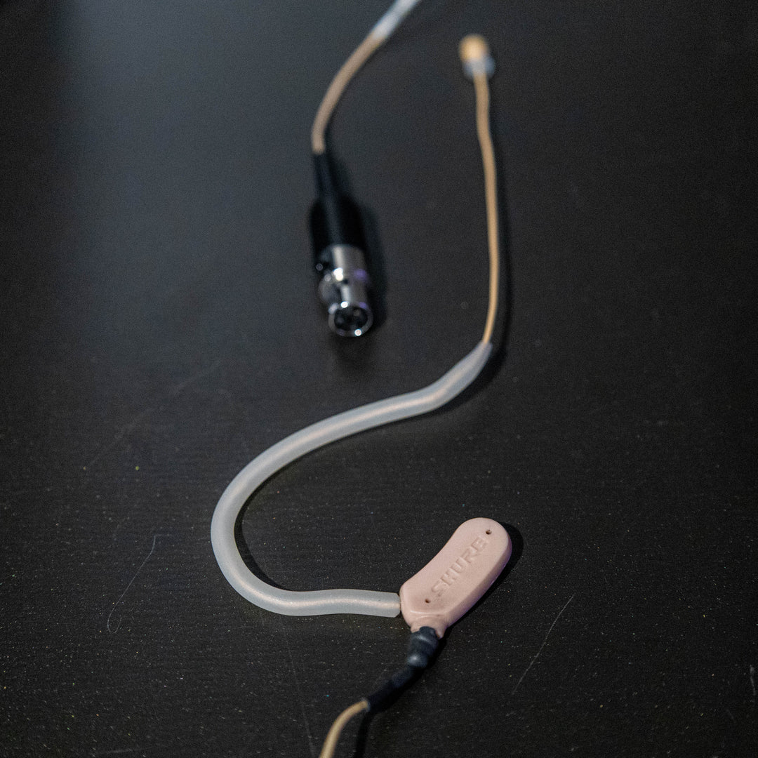 Shure MX153 Earset Headworn Microphone Tan (Used)